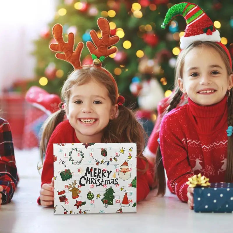 Kit Berloques com Calendário - Contagem Regressiva de 24 Dias para o Natal