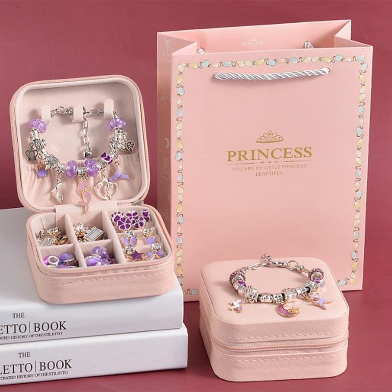 Pulseiras com Berloques Infantil Happy Child - Conjunto Completo com 67 Itens! - Purità Joias